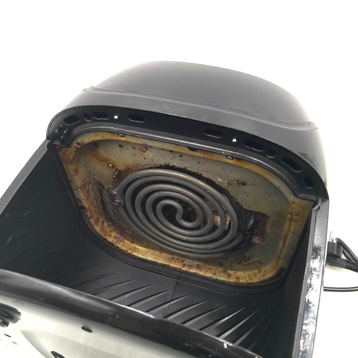 Russell Hobbs Airfryer XXL funktionsfaehig starke Gebrauchsspuren ohne Zubehör
