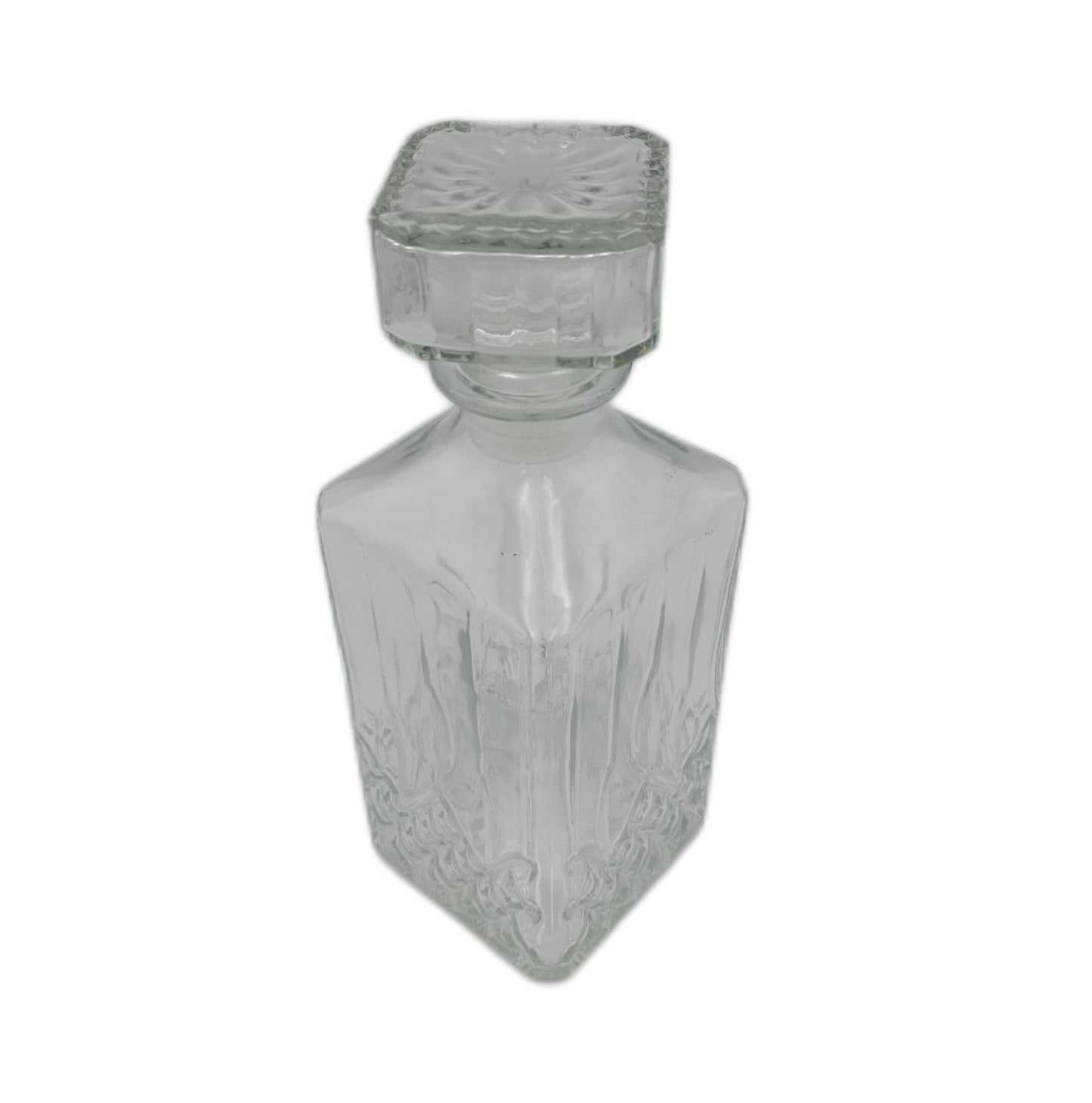 PARACY Karaffe Whisky Dekanter 890ML Glasstopf Elegantes Design für Alkohol Genießen
