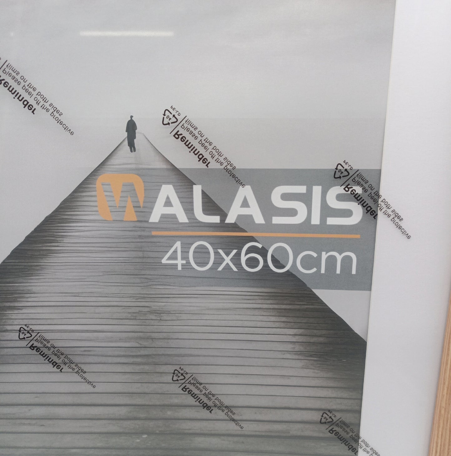 Walasis Bilderrahm  40x60 Holz Passepartout: 3er Set 60x40 Foto Rahm  für",