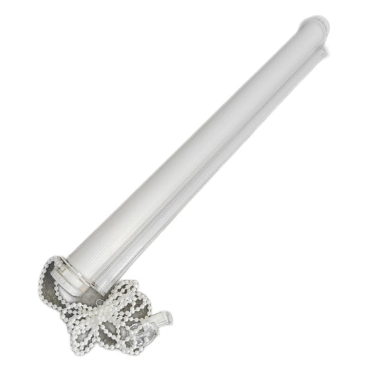 Sekey Doppelrollo Klemmfix Fensterrollo Fensterdekoration 50 cm breit Duo Sicht