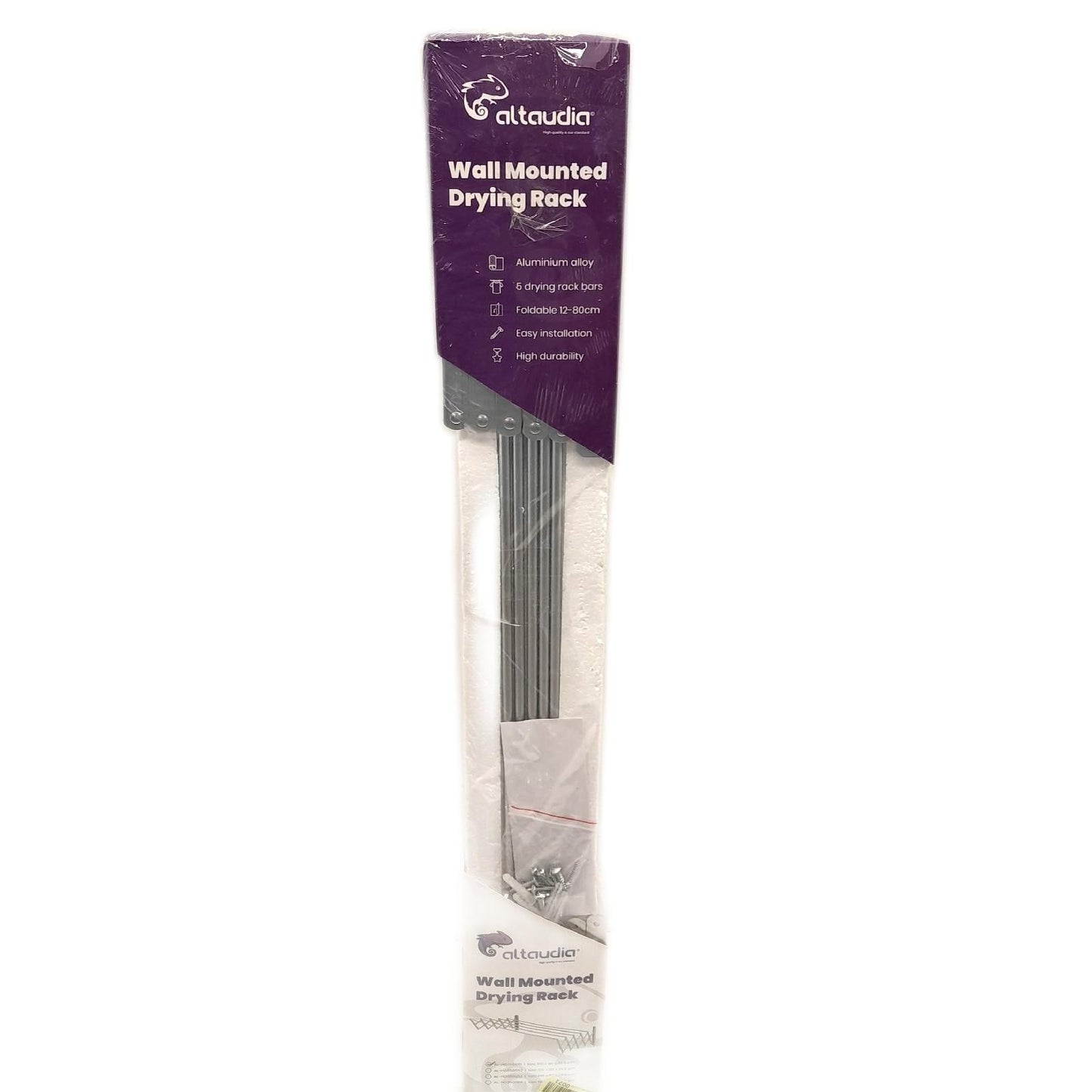 Wandtrockner Ausziehbar Wandhalterung Aluminiumstangen 120cm Klappbar Uns
