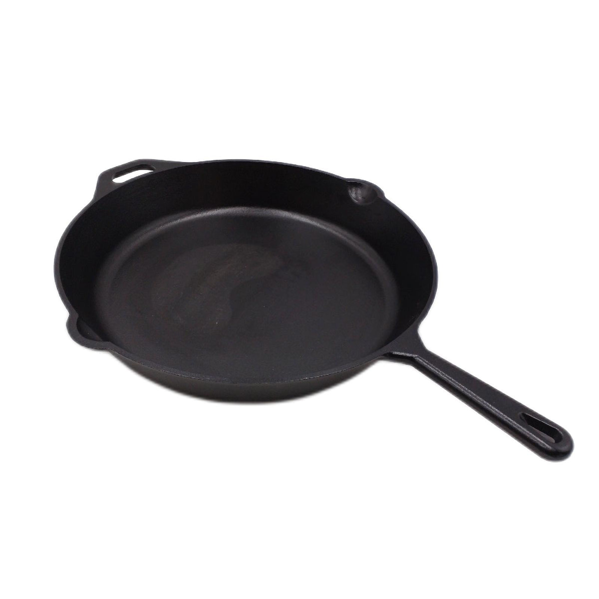 Amazon Basics Bratpfanne Stiel Gusseisen 381 cm Schwarz eingebrannt Beschädigt