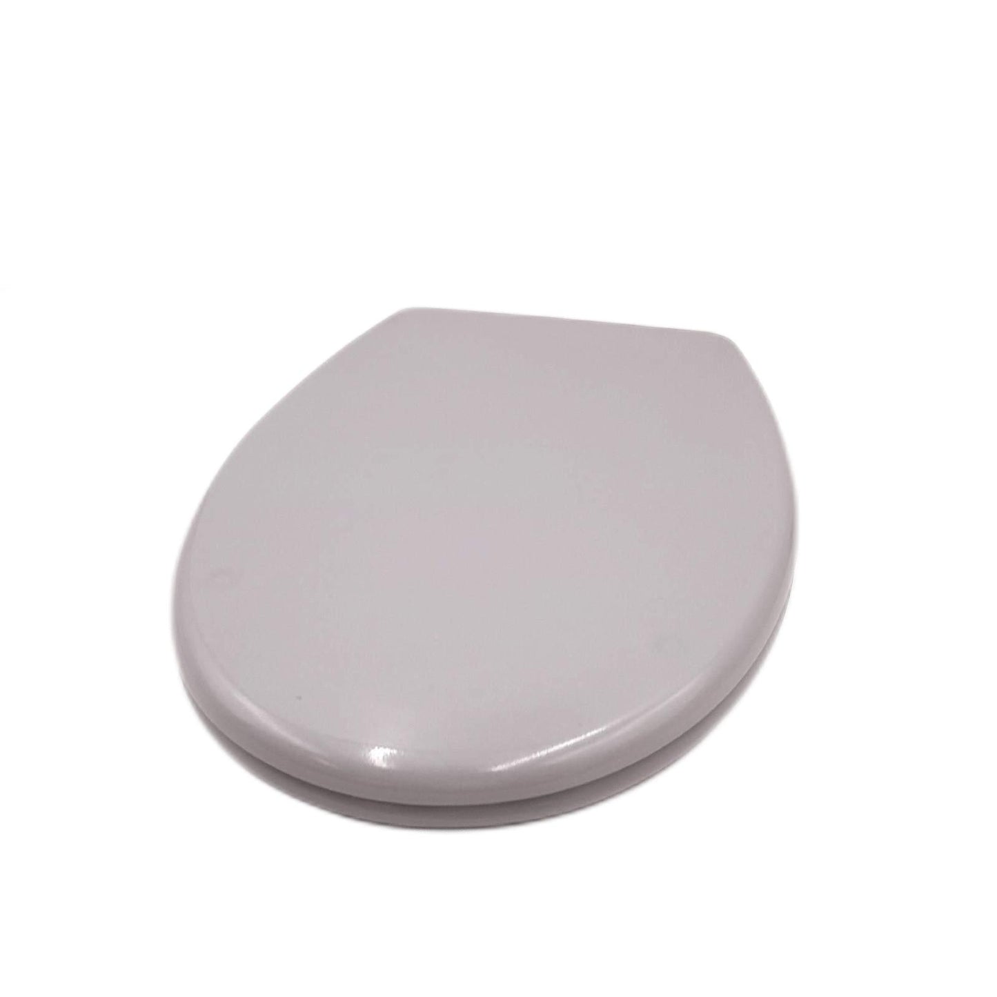 SCHÜTTE - Gris - 82302-A - Abattant WC en Duroplast avec système d'abaissement automatique et fonction détachable, compatible avec la majorité des cuvettes WC