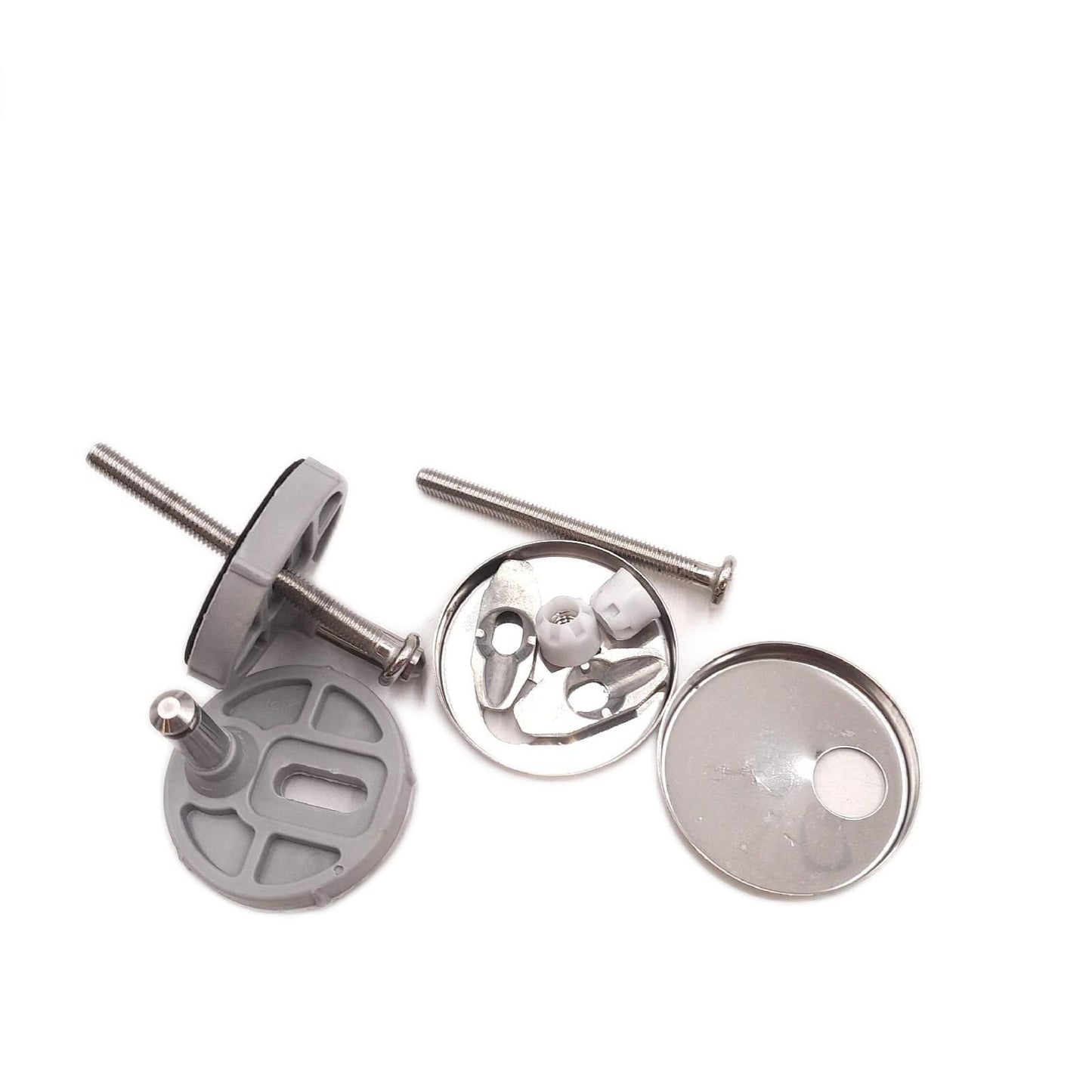 SCHÜTTE - Gris - 82302-A - Abattant WC en Duroplast avec système d'abaissement automatique et fonction détachable, compatible avec la majorité des cuvettes WC