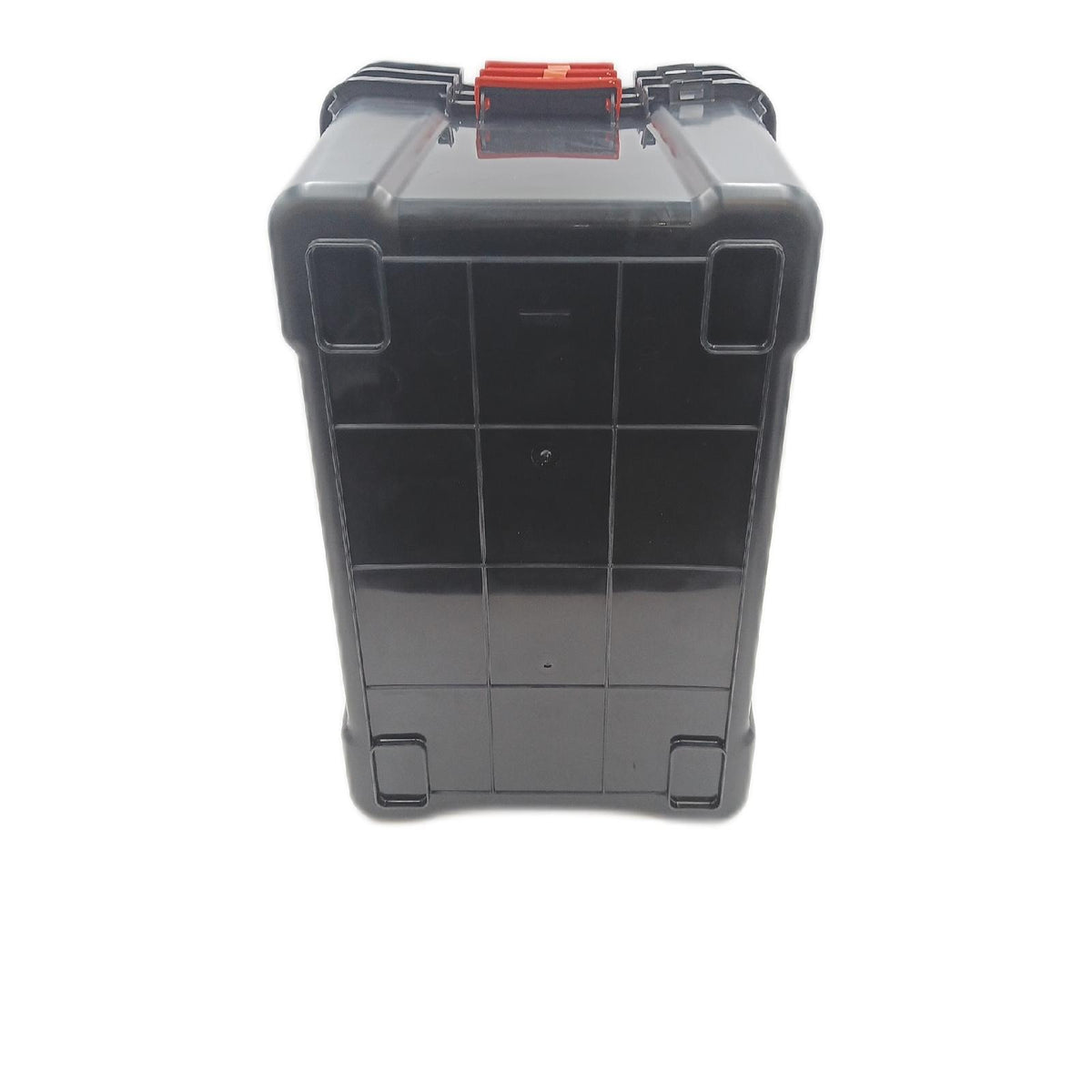 Iris Ohyama SIA 60 große Kunststoff Aufbewahrungsbox 60 Liter 3er Set schwarz stapelbar