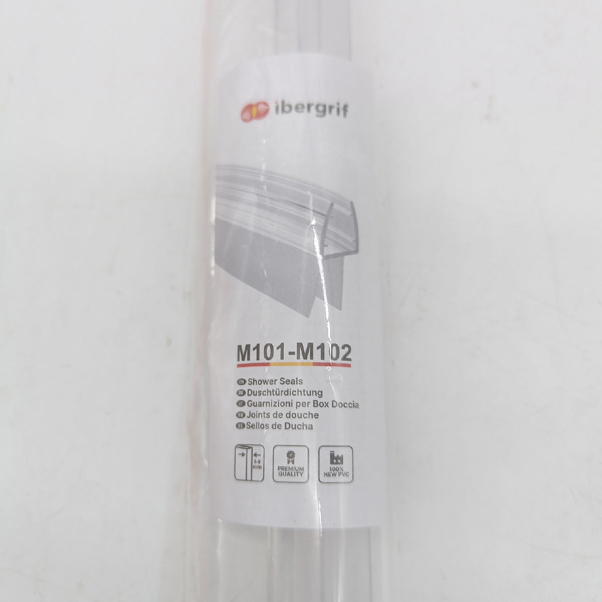 Ibergrif Duschkabinendichtung Badzubehör M101 80 cm für Glast