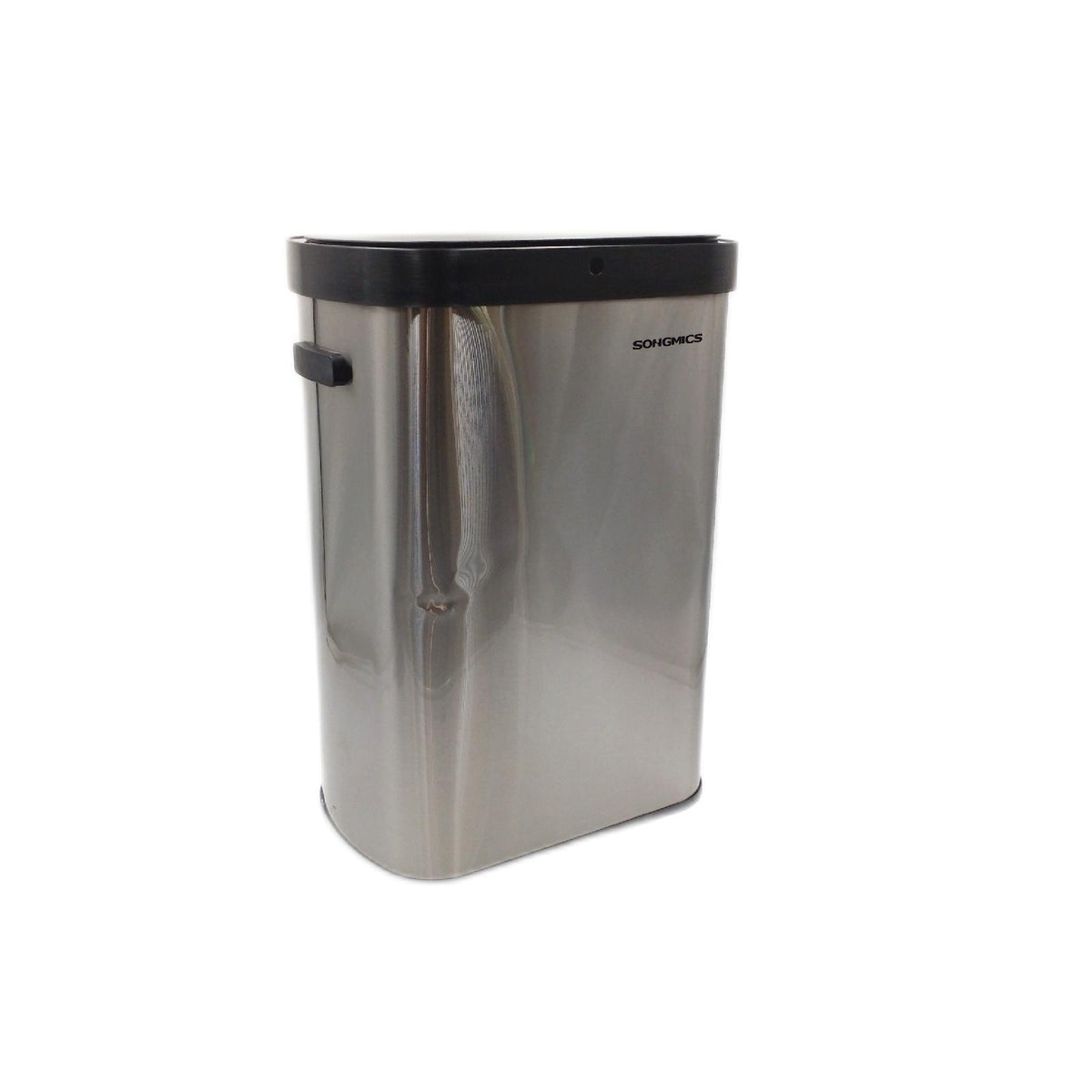 SONGMICS Mülleimer Sensor 50 L Edelstahl Softclose kleine Beulen