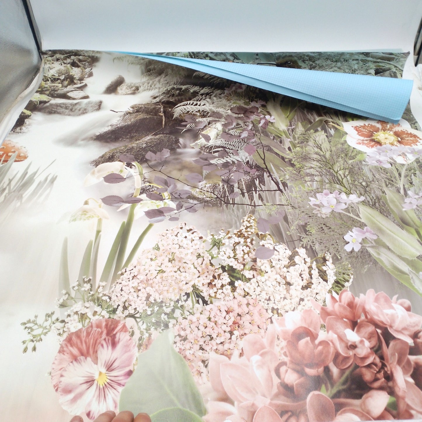 Komar Fototapete Wanddekoration FABLE Japan Garten Blumen Motiv Tapete