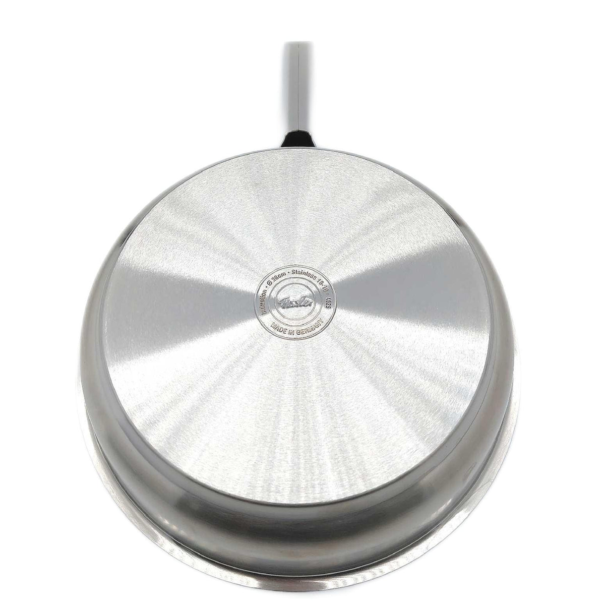 Fissler Pure Collection Edelstahl Pfanne 28 cm Induktion gebraucht Gebrauchsspuren