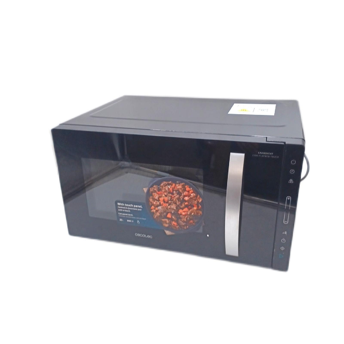 Cecotec Mikrowelle Küchengeräte GrandHeat 2300 Flatbed Touch Bedienung