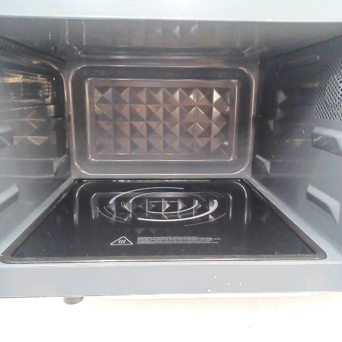 Cecotec Mikrowelle Küchengeräte GrandHeat 2300 Flatbed Touch Bedienung