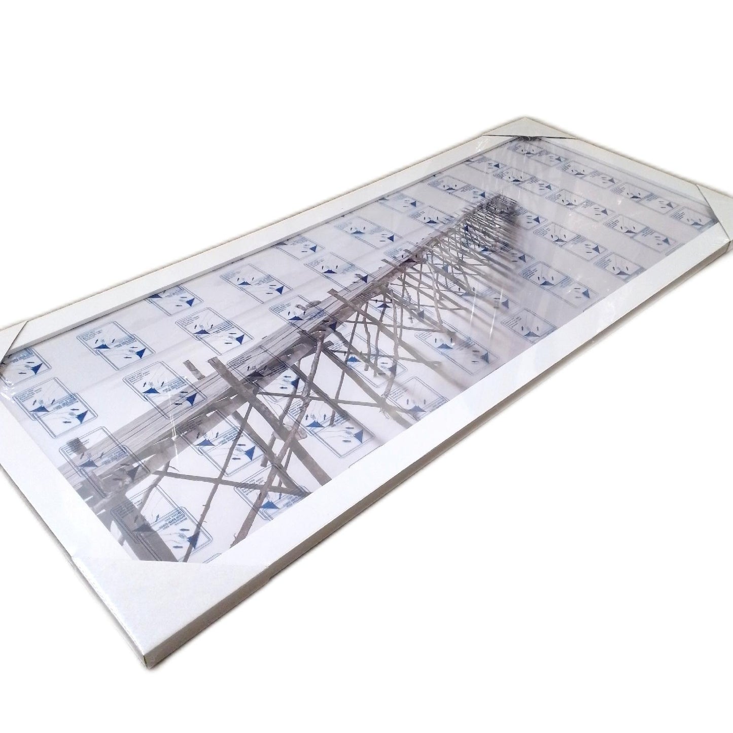 Americanflat Bilderrahmen Wohnaccessoires 40x100 cm Großformat weiß Holzmodern