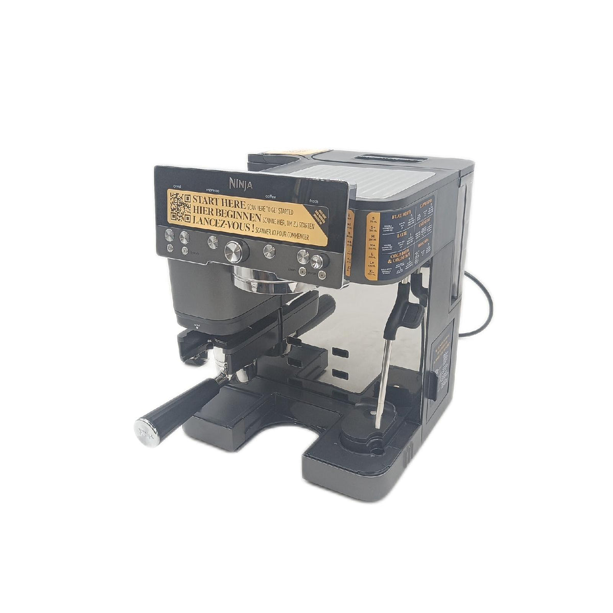Ninja Luxe Premier 3 in 1 Kaffeemaschine Grau Metall Transportschaden fehl
