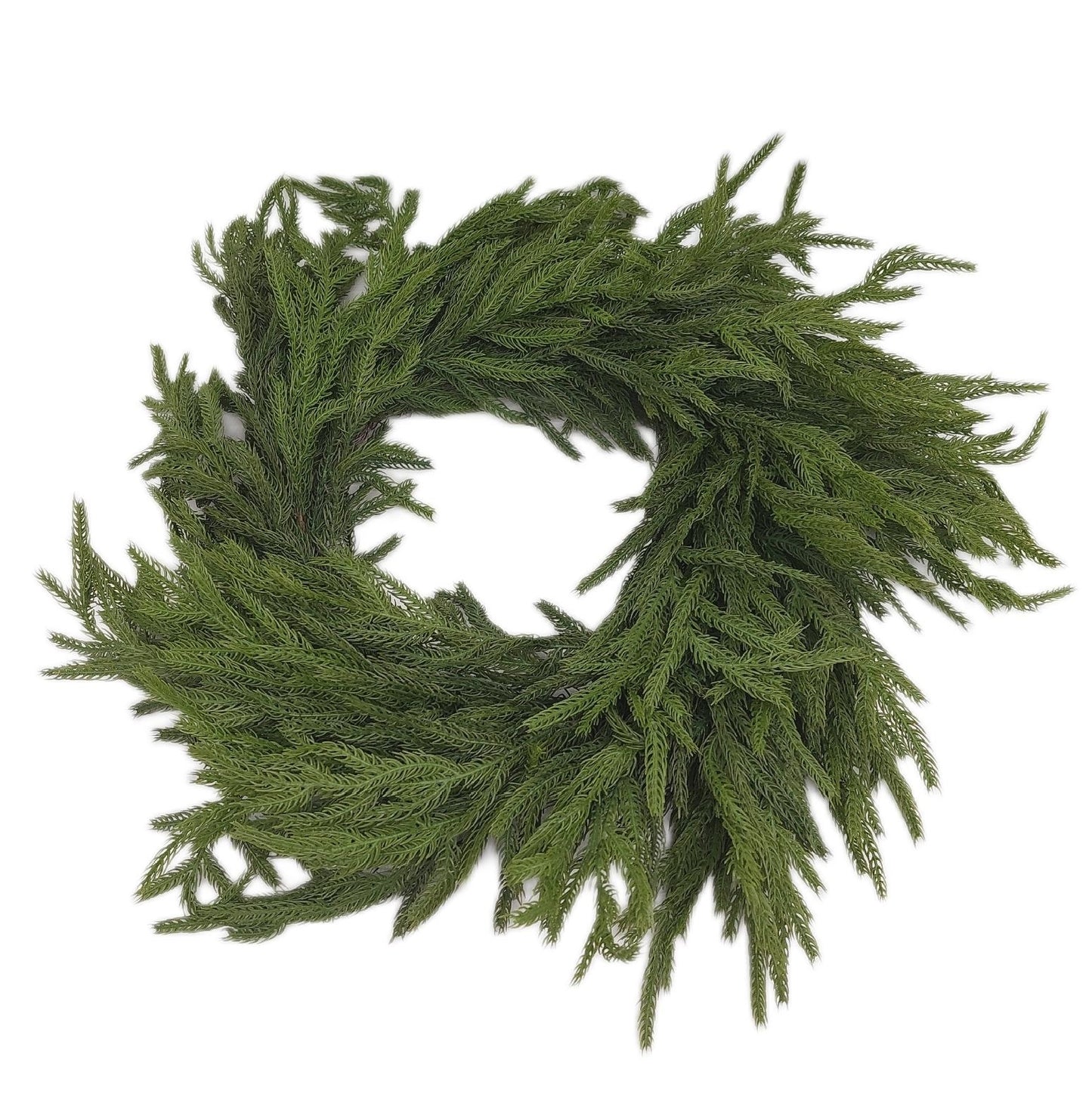 Norfolk Kiefernkranz Haustür Dekoration Weihnachtskranz grün festlich elegant flor