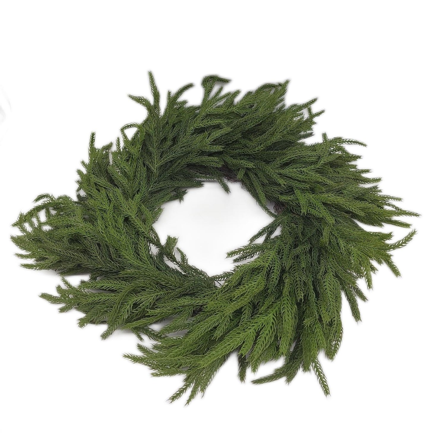 Norfolk Kiefernkranz Haustür Dekoration Weihnachtskranz grün festlich elegant flor