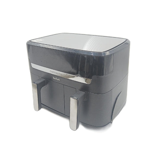 Tefal EY9018 Dual Easy Fry Doppelkammer Heissluftfritteuse Trans