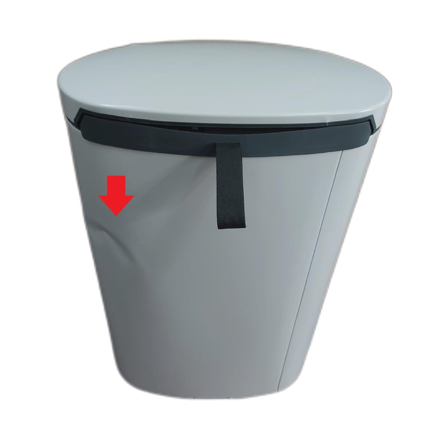 Brabantia Treteimer Haushalt Müllbehälter FlatBack Plus 40 Liter leise White Kunststoff