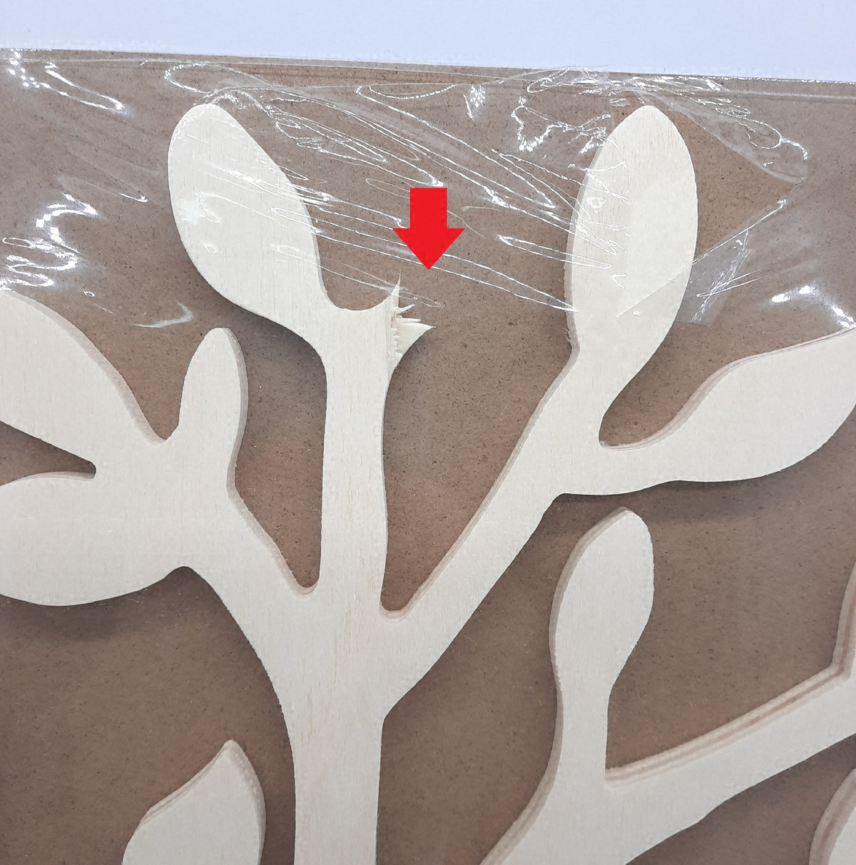 Rayher 62274000 Holz Baum FSC Mix Credit 50cm Blatt an Krone fehlt