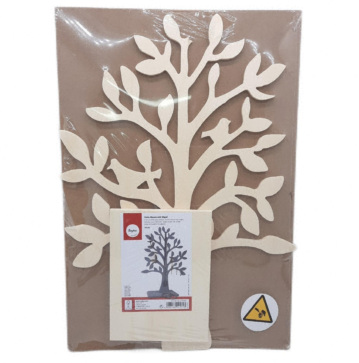 Rayher 62274000 Holz Baum FSC Mix Credit 50cm Blatt an Krone fehlt