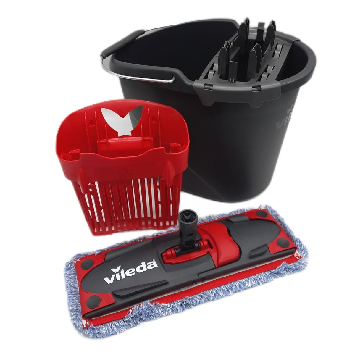 Vileda UltraMax Mikrofaser und Baumwolle  komplettes Mopp- und Eimer-Set