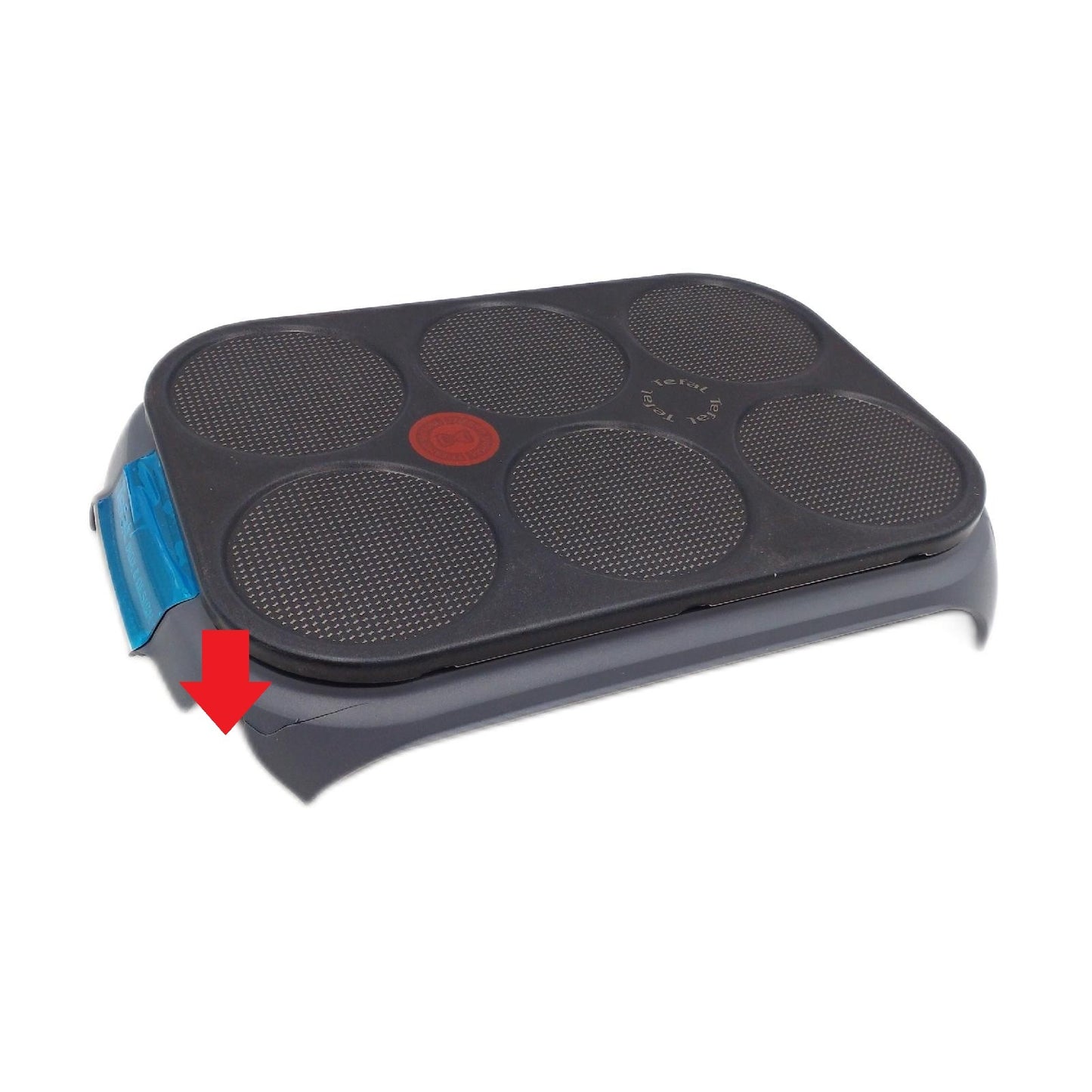 Tefal Platten Set Küchengeräte Crep Party 6 Personen Antihaftbeschichtung