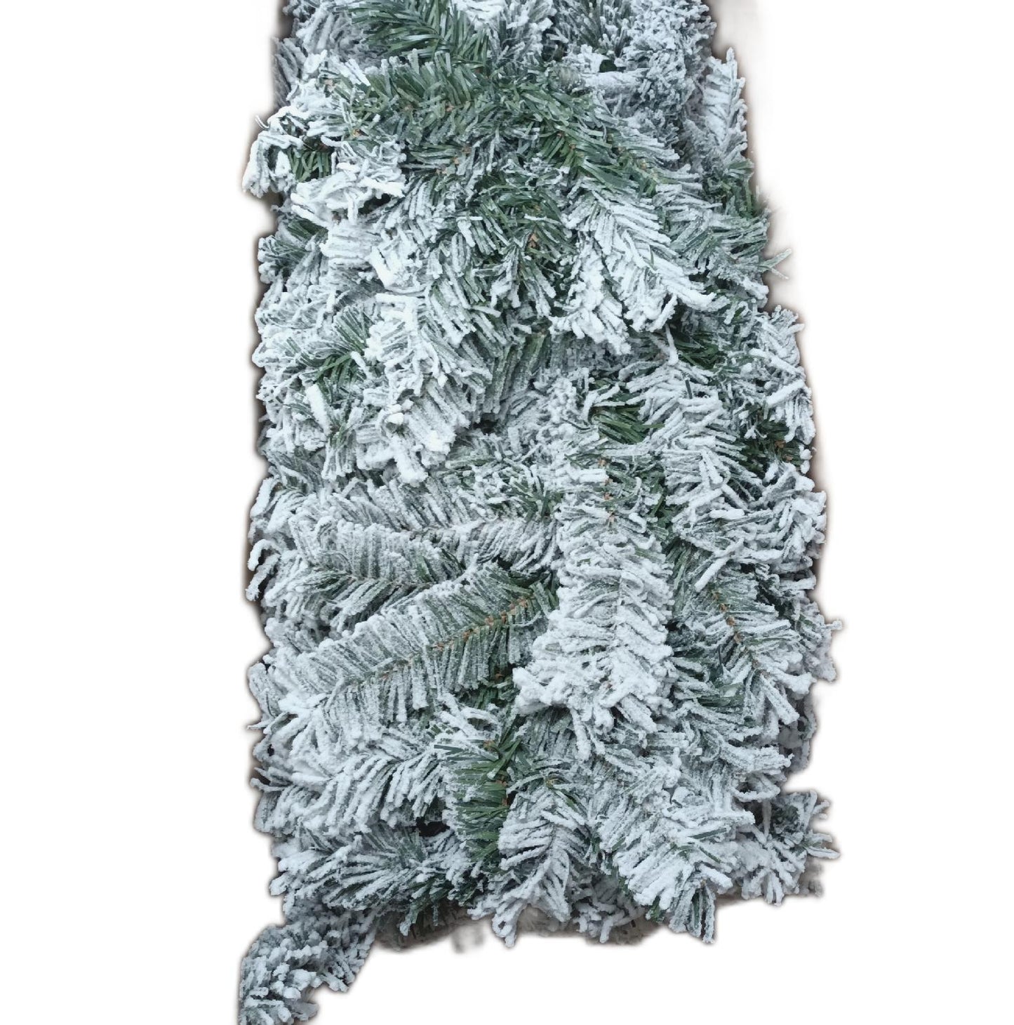 BAKAJI Weihnachtsbaum Deko Baum Kiefer Royal Super Dicker Schnee Basis Kreuz Design