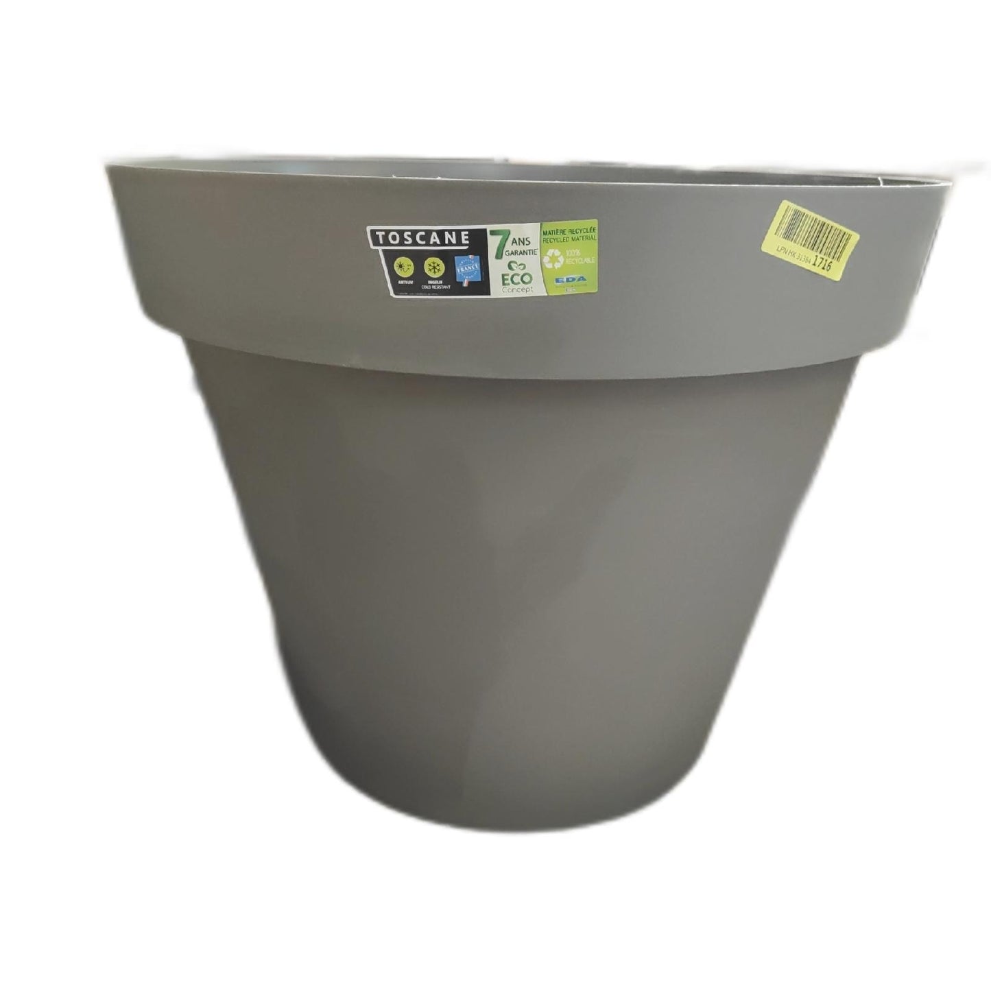 Blumentopf Toskana taupe Töpfe Outdoor Dekoration & Beleuchtung