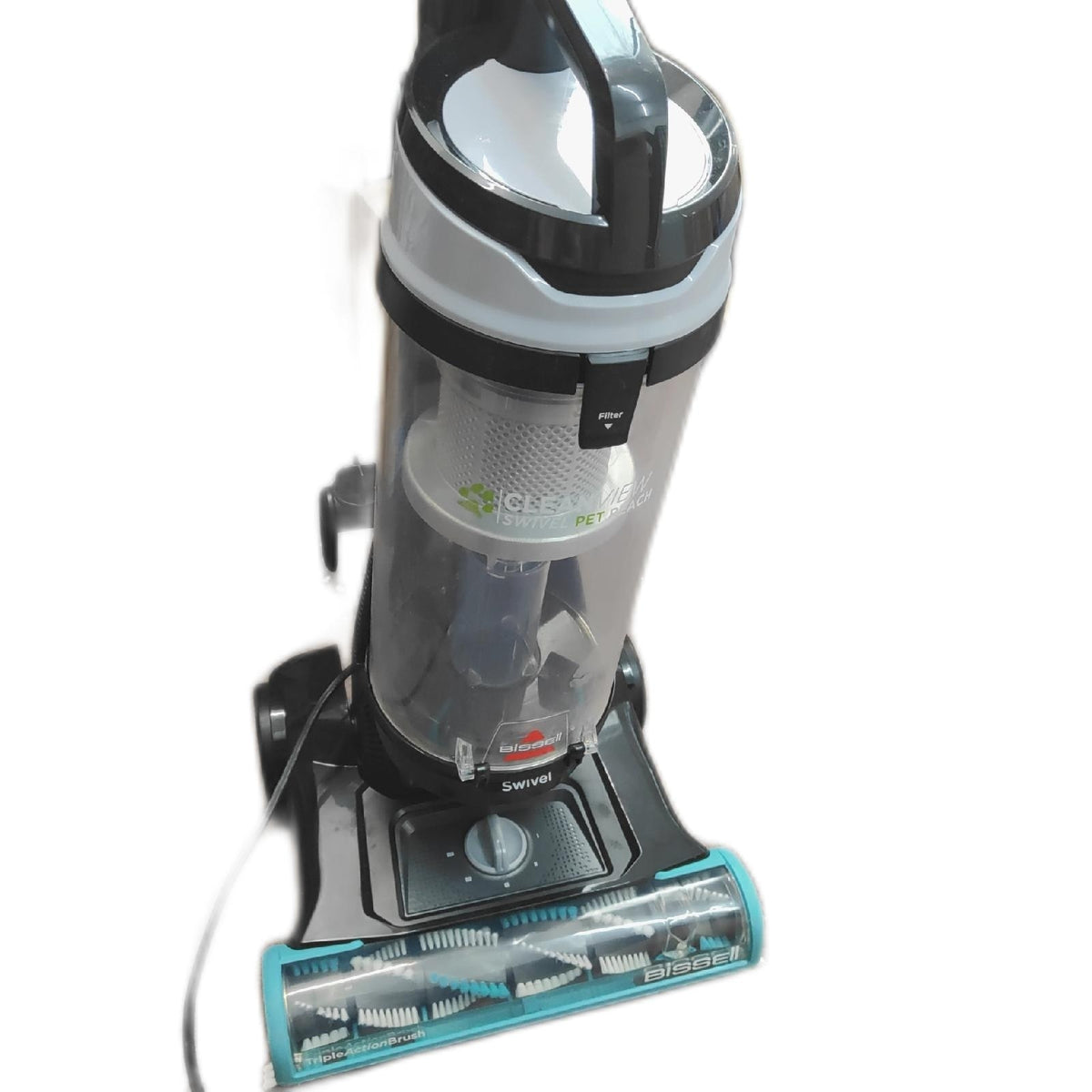 Bissell CleanView Swivel Pet Reach Staubsauger Schwarz Adapter erforderlich Stecker siehe Foto