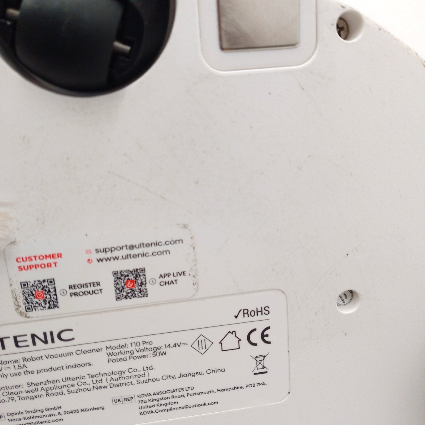 Ultenic Saugroboter Haushaltsgeräte T10 Pro Absaugstation UV Reinigungskraft