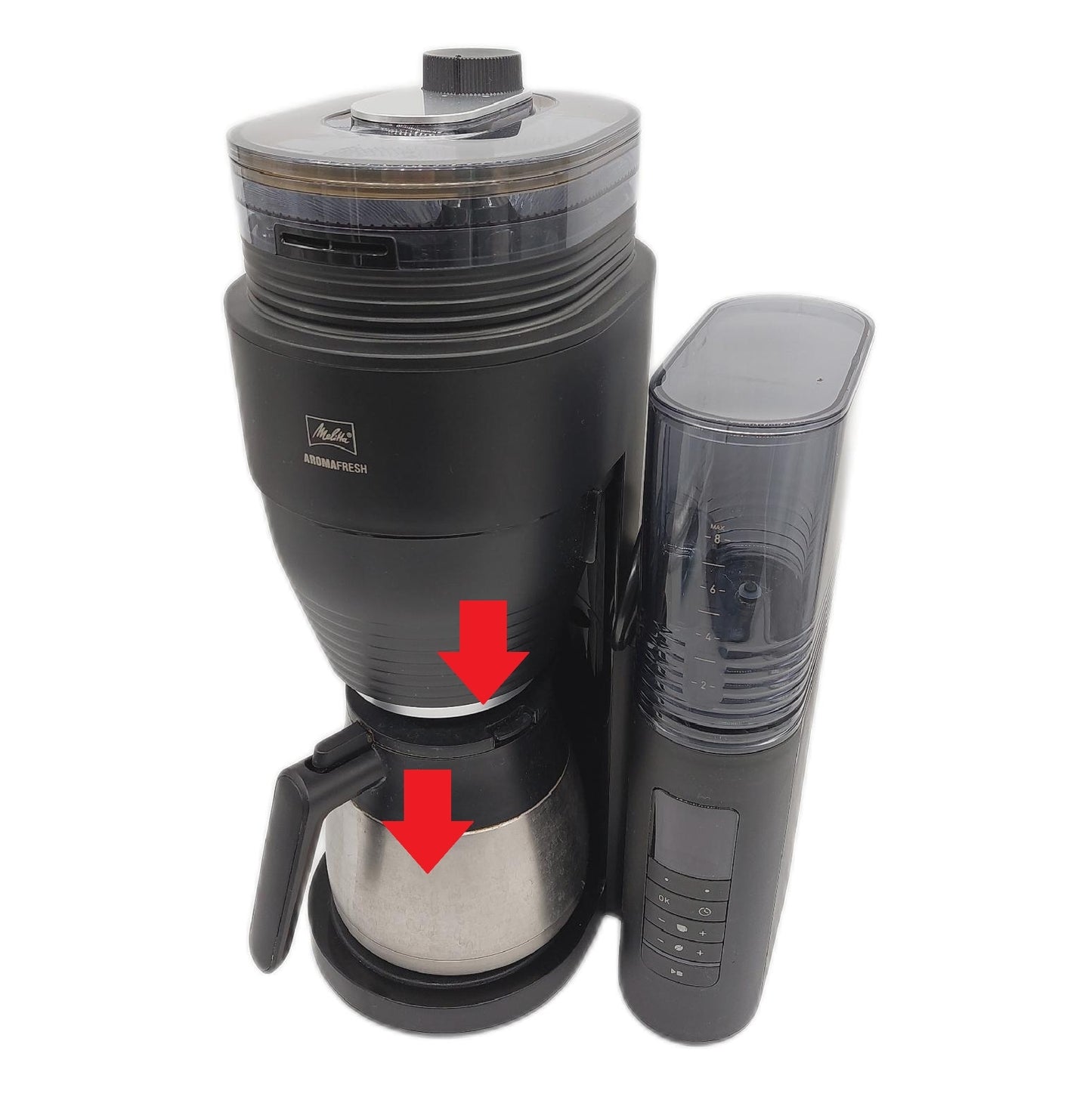 Melitta Kaffeemaschine Kaffeezubereiter Haushaltsgeräte AromaFresh Therm Pro X Mahlwerk