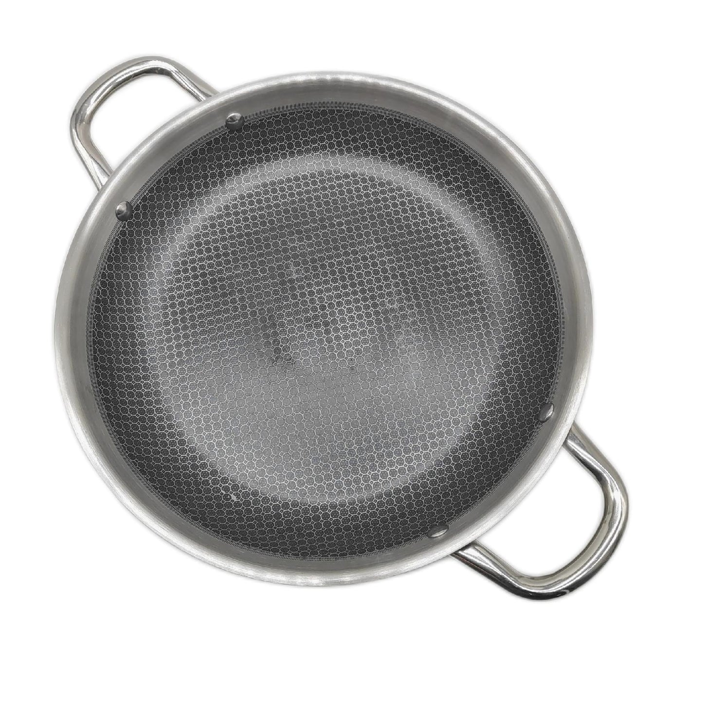 GSW Servierpfanne Pfannen Innoxa Black Edelstahl Wab Struktur Kratzfest Pans