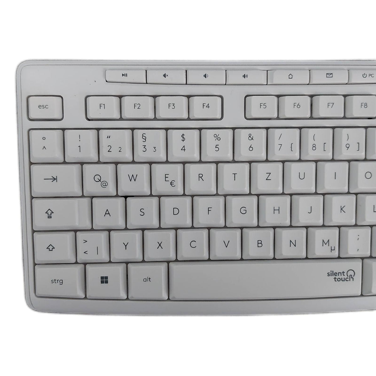 Logitech MK295 kabellose Tastatur SilentTouch ohne Maus unvollständig