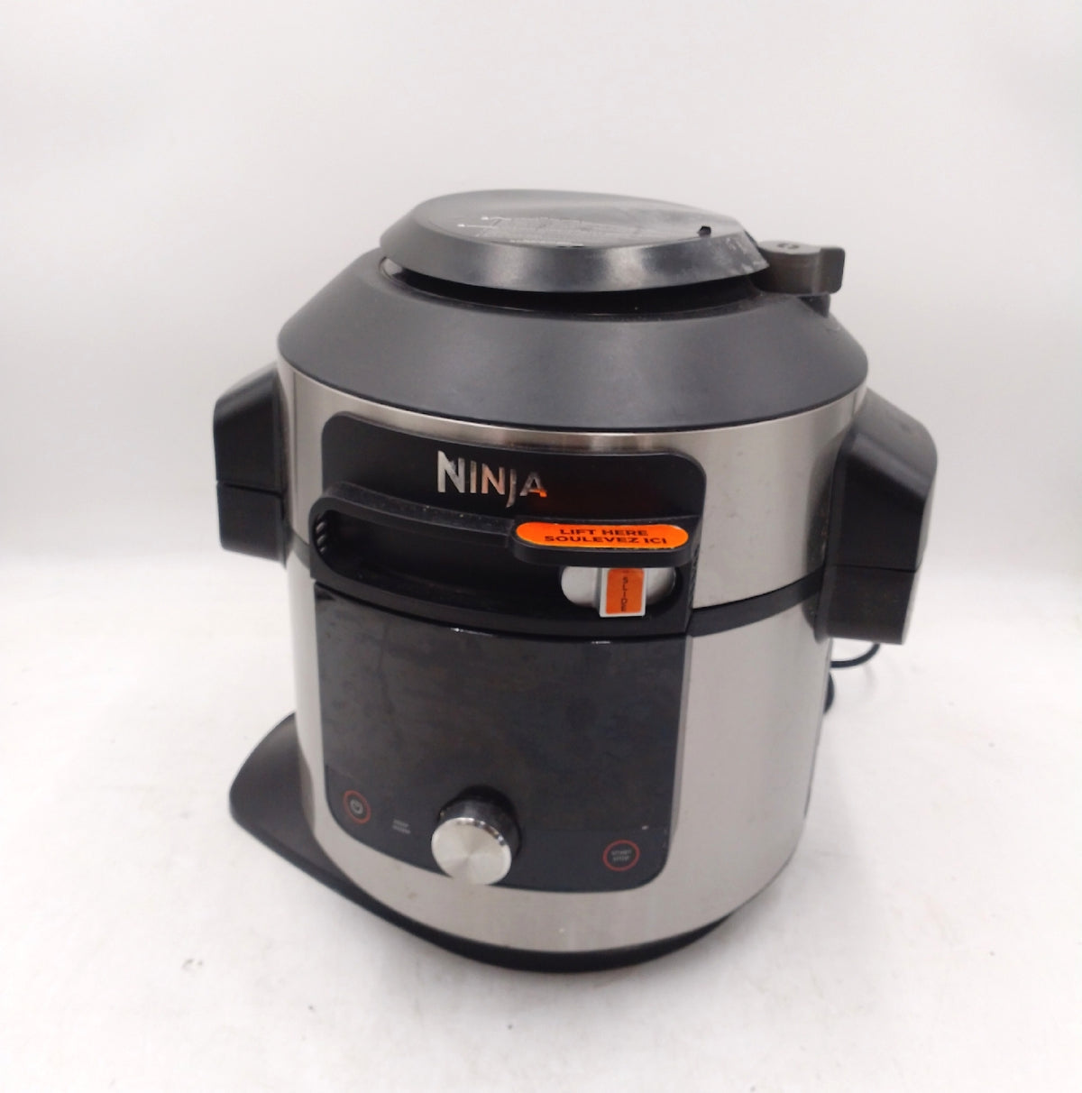 Ninja Foodi MAX Multikocher Smart Deckel 7 5L 14 in 1 Pressure Cooker Airfryer Slow Cooker Edelstahl OL750EU gebraucht