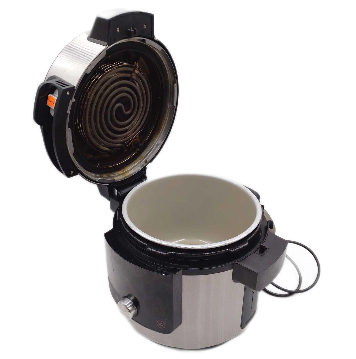 Ninja Foodi MAX Multikocher Smart Deckel 7 5L 14 in 1 Pressure Cooker Airfryer Slow Cooker Edelstahl OL750EU gebraucht
