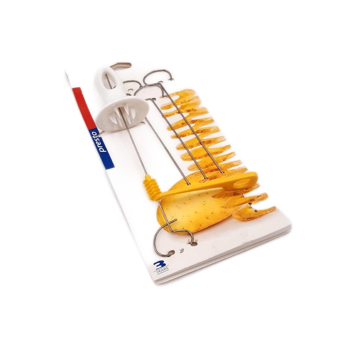 MYLUXY Spiralschneider Kartoffel Spiralenschneider – 4er Set Kartoffel Twister Spiralschneider Edelstahl, Manuell für Kartoffeln, Gemüse, Obst, Tornado Chips, Gemüsespiralen, Grillgemüse