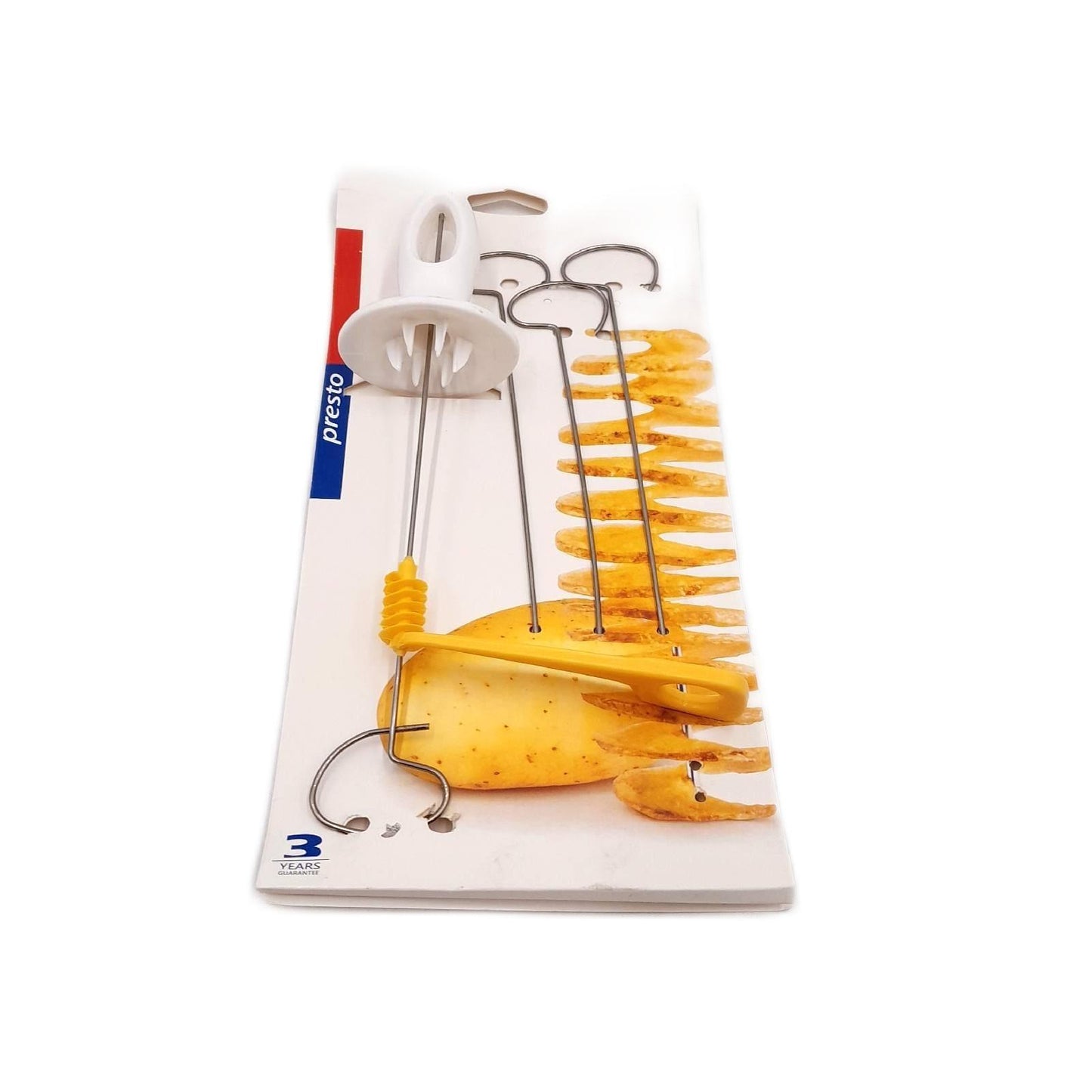 MYLUXY Spiralschneider Kartoffel Spiralenschneider – 4er Set Kartoffel Twister Spiralschneider Edelstahl, Manuell für Kartoffeln, Gemüse, Obst, Tornado Chips, Gemüsespiralen, Grillgemüse