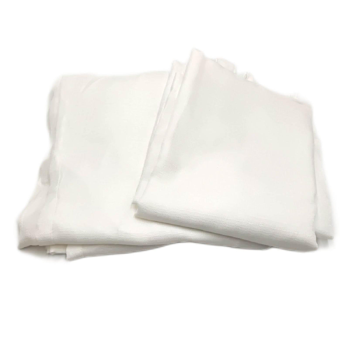 CKNY Gardinen Schlaufenschal Voile Fenster Vorhang Mit Schlaufen Halb Transparent Schlafzimmer Wohnzimmer 2 Stück 225 cm x 140 cmH x B Weiß