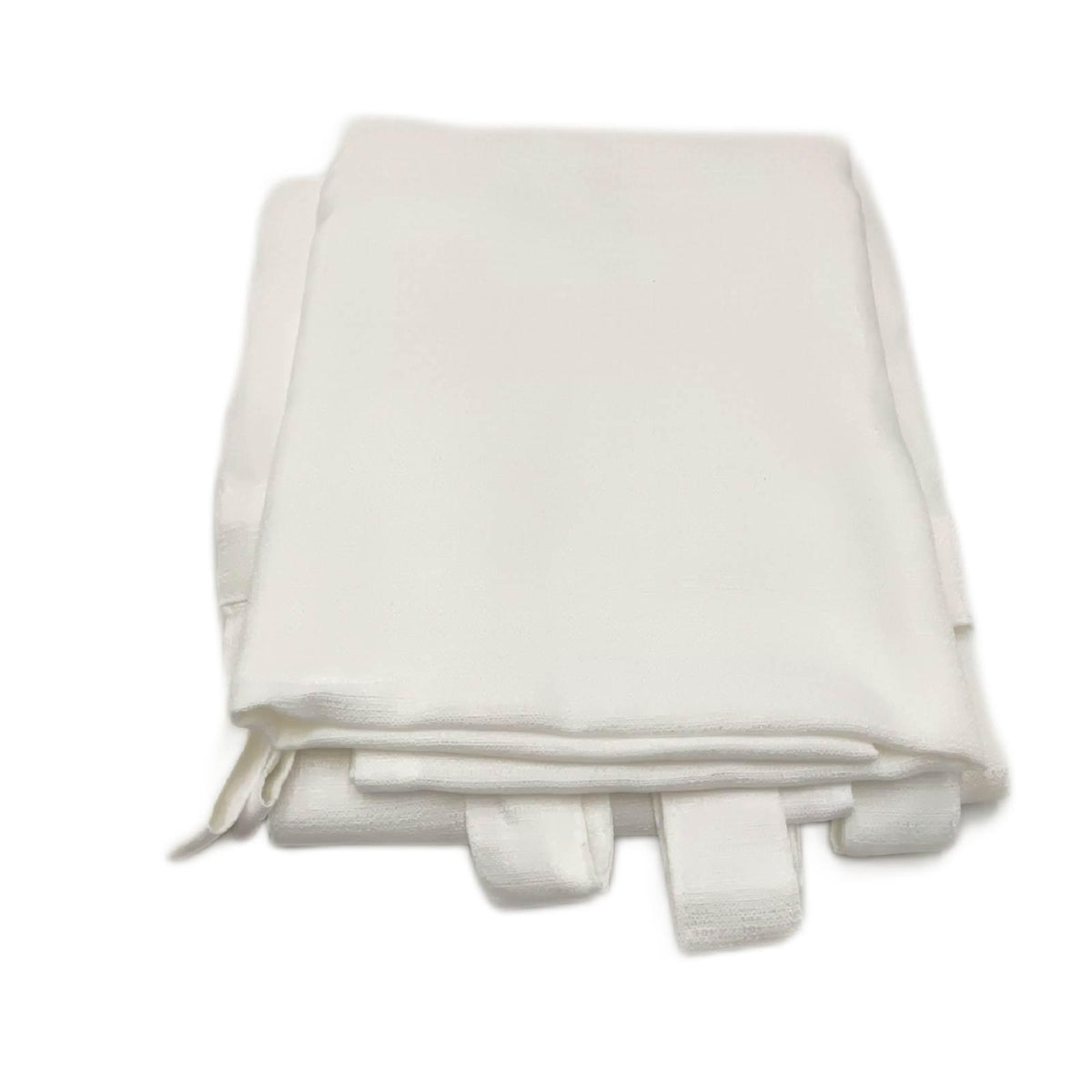 CKNY Gardinen Schlaufenschal Voile Fenster Vorhang Mit Schlaufen Halb Transparent Schlafzimmer Wohnzimmer 2 Stück 225 cm x 140 cmH x B Weiß