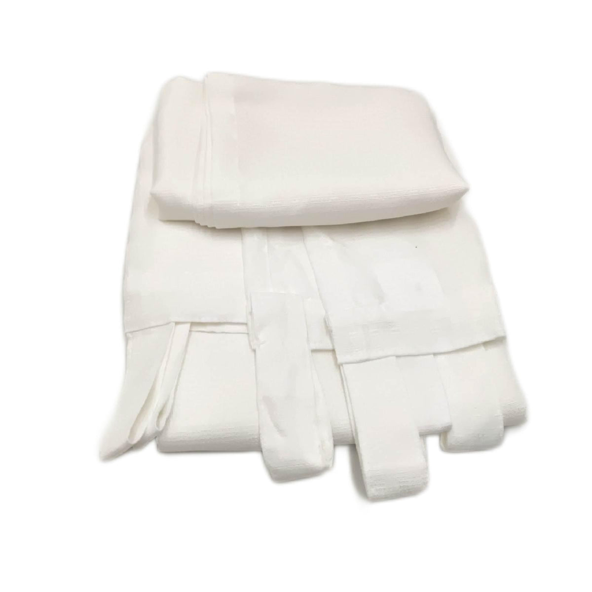 CKNY Gardinen Schlaufenschal Voile Fenster Vorhang Mit Schlaufen Halb Transparent Schlafzimmer Wohnzimmer 2 Stück 225 cm x 140 cmH x B Weiß