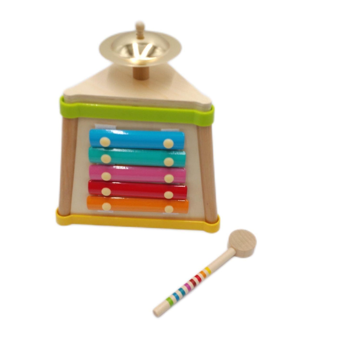 small foot Musikdreieck Holz Spielzeug ab 3 Jahren Modell 11507 Klangvielfalt für