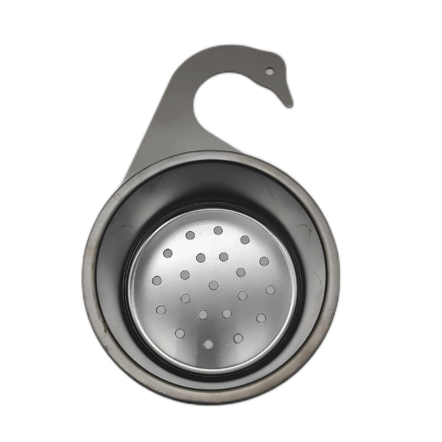 Spiralförmiger Edelstahl Siebkorb Küchenzubehör Küchenspülen Abflusssieb Spiralform langlebig praktisch