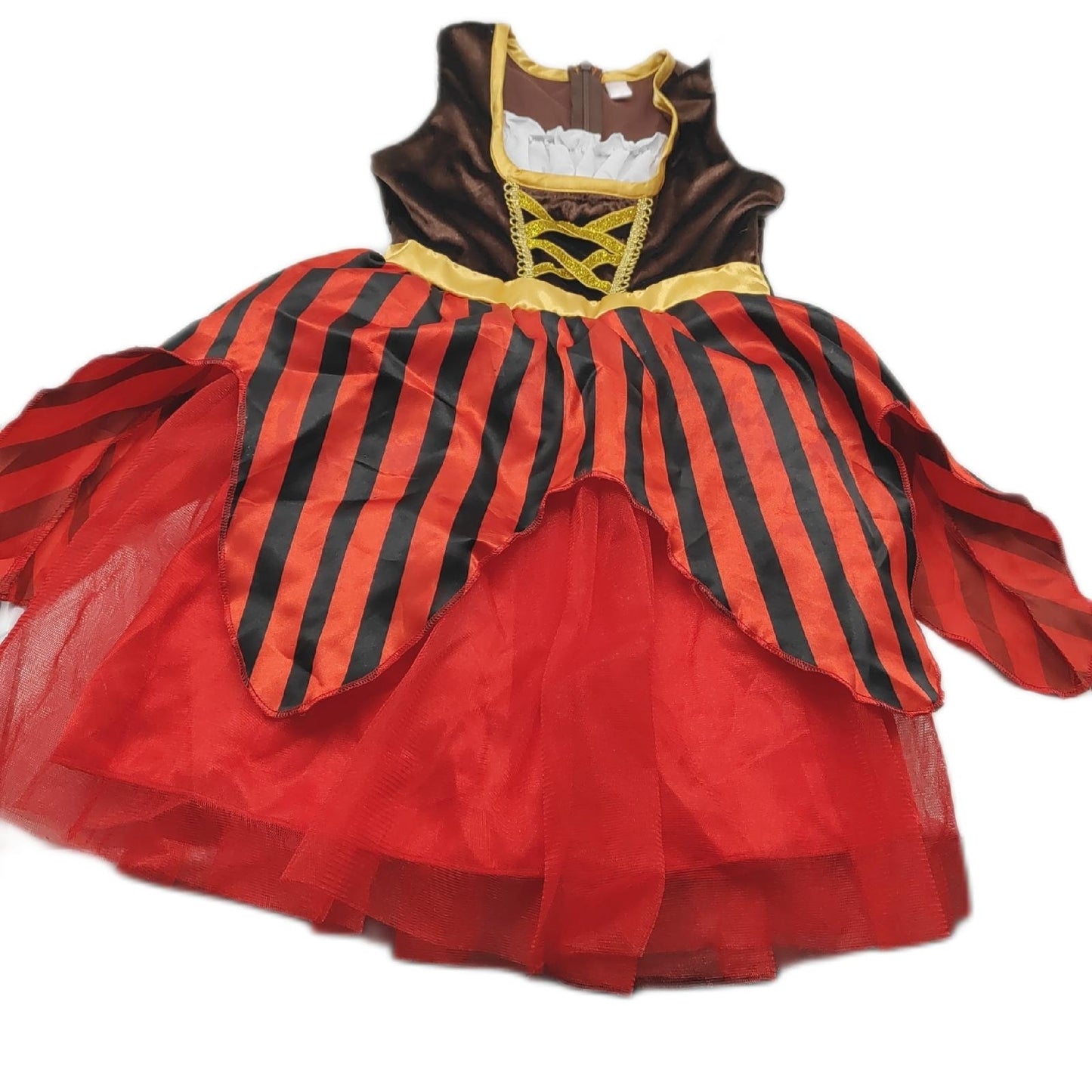 ReliBeauty Kinderkostüm Verkleidung Piratenkostüm 110 Karneval Fasching Zubehör für Mädchen