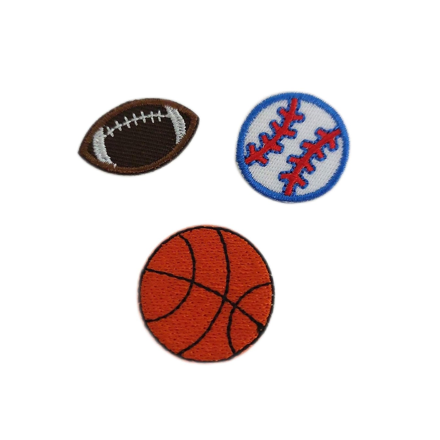 JMZLLRX 10 Stück Basketball Patches Aufbügeln Fußball Flick 10 Patches