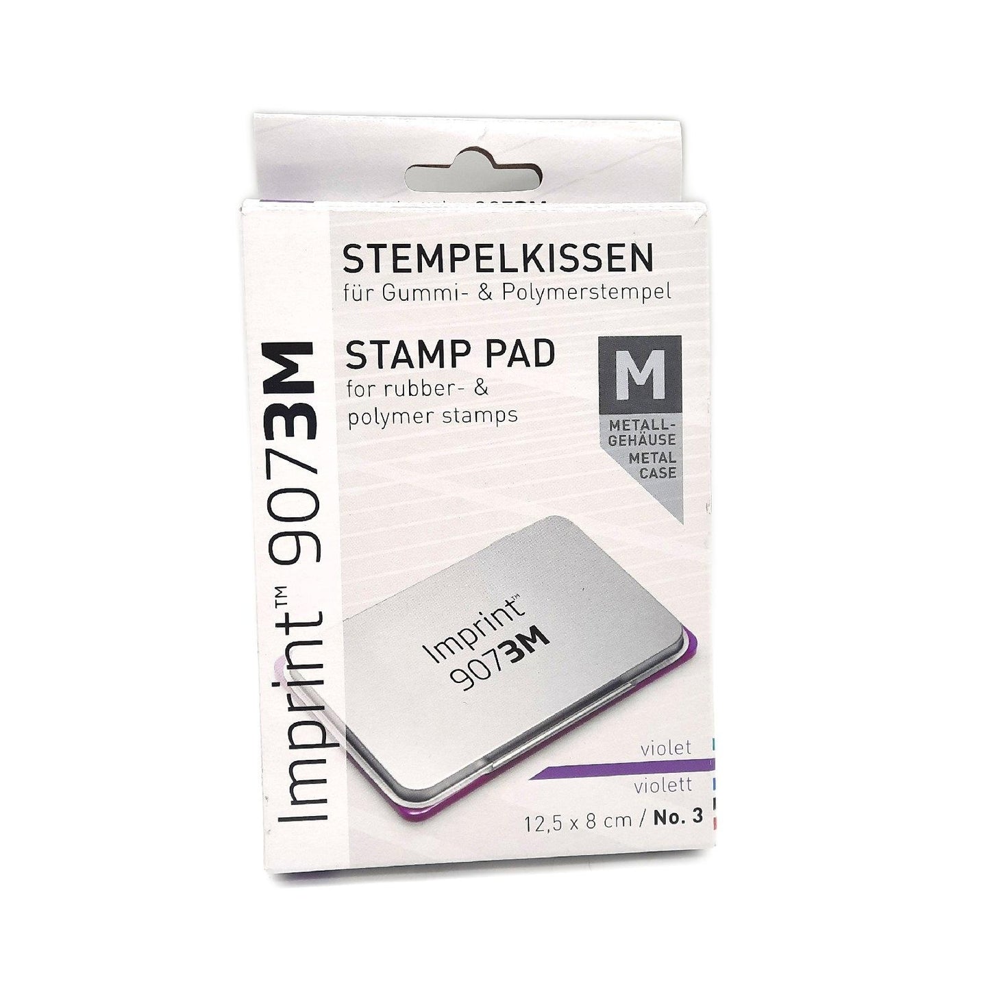 Imprint Handstempelkissen Bürobedarf Stempelkissen 9073M violette wasserbasierte Tinte langlebig robust