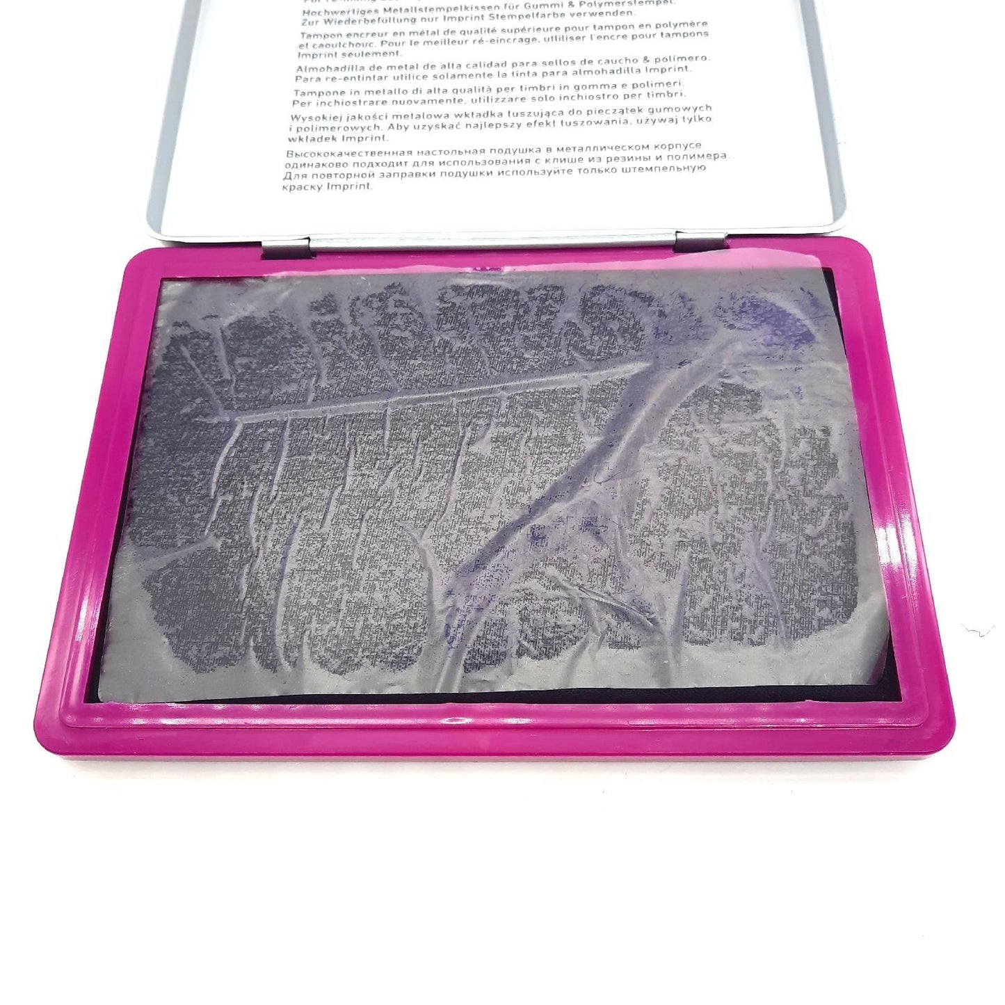 Imprint Handstempelkissen Bürobedarf Stempelkissen 9073M violette wasserbasierte Tinte langlebig robust