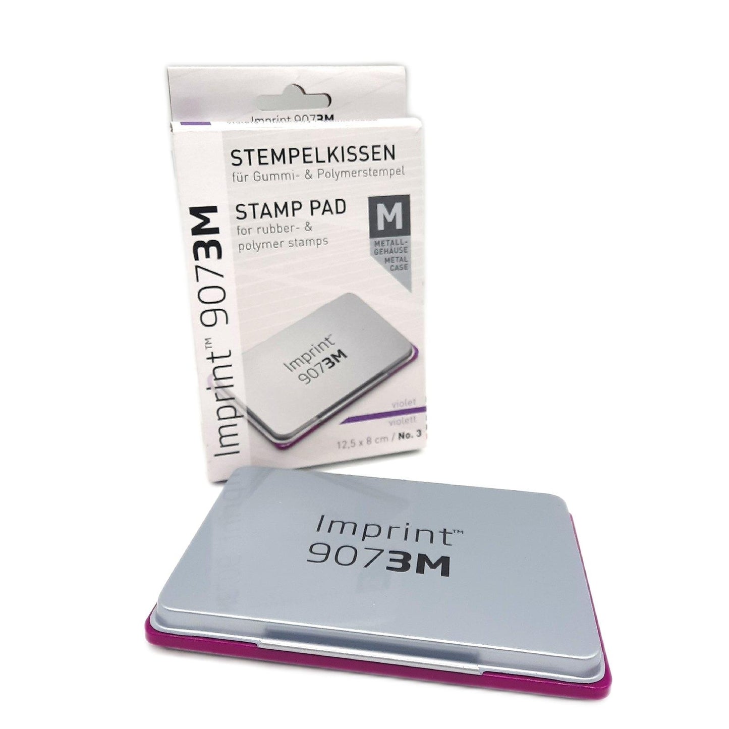 Imprint Handstempelkissen Bürobedarf Stempelkissen 9073M violette wasserbasierte Tinte langlebig robust