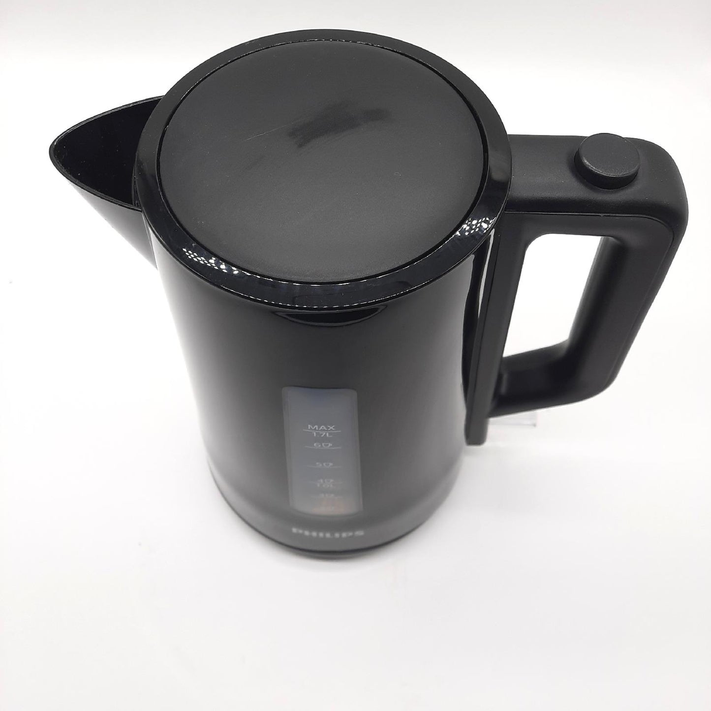 Philips HD931820 Wasserkocher Series 3000 Klappdeckel Leuchtanzeige schwarz Hotasinweiß