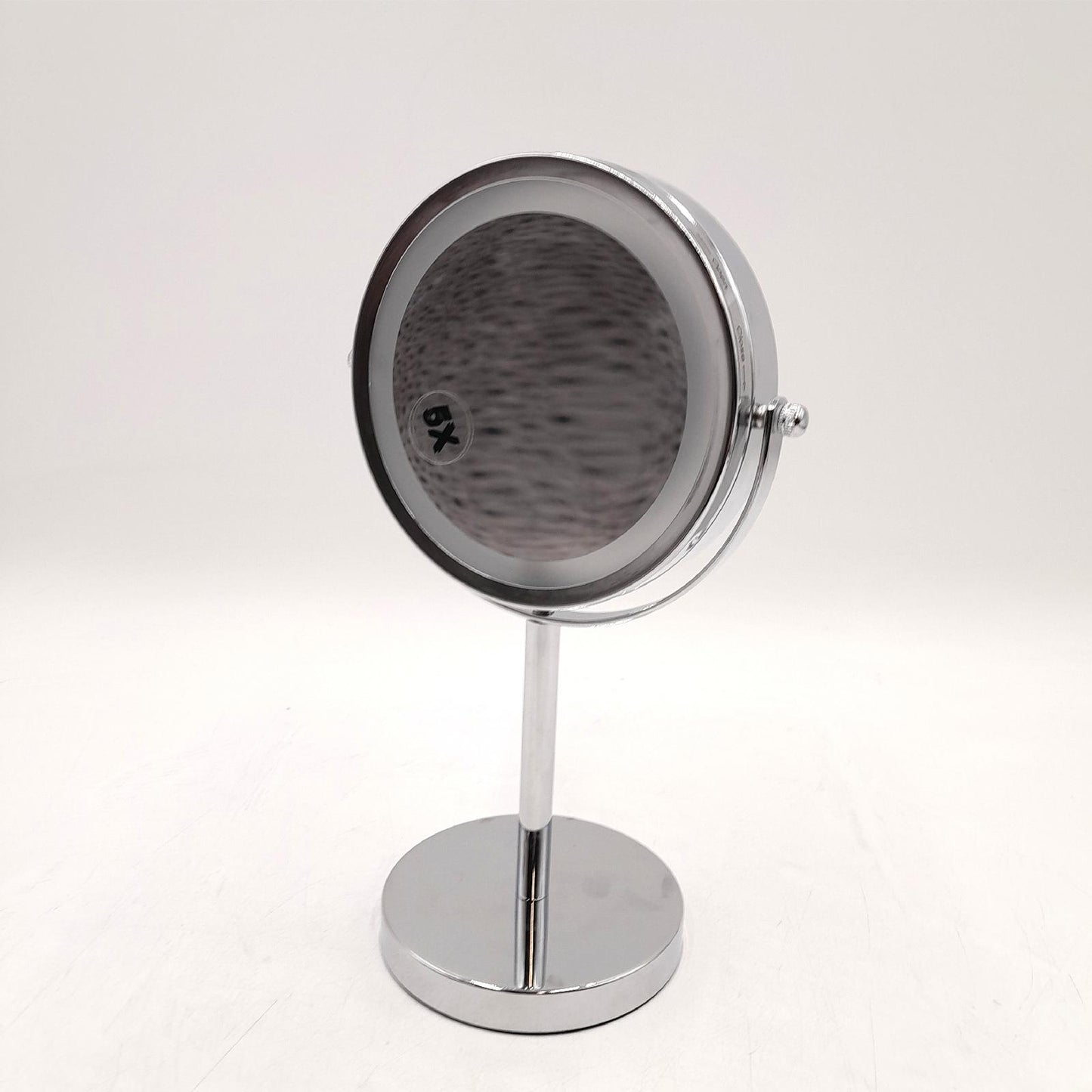 Retoo Kosmetikspiegel mit LED Beleuchtung, 32,7 cm höhe, Schminkspiegel, Doppelseitiger Makeup, Praktisch Vergrößerung Spiegel, Drehbar Make up Standspiegel, Tischspiegel für Zuhause