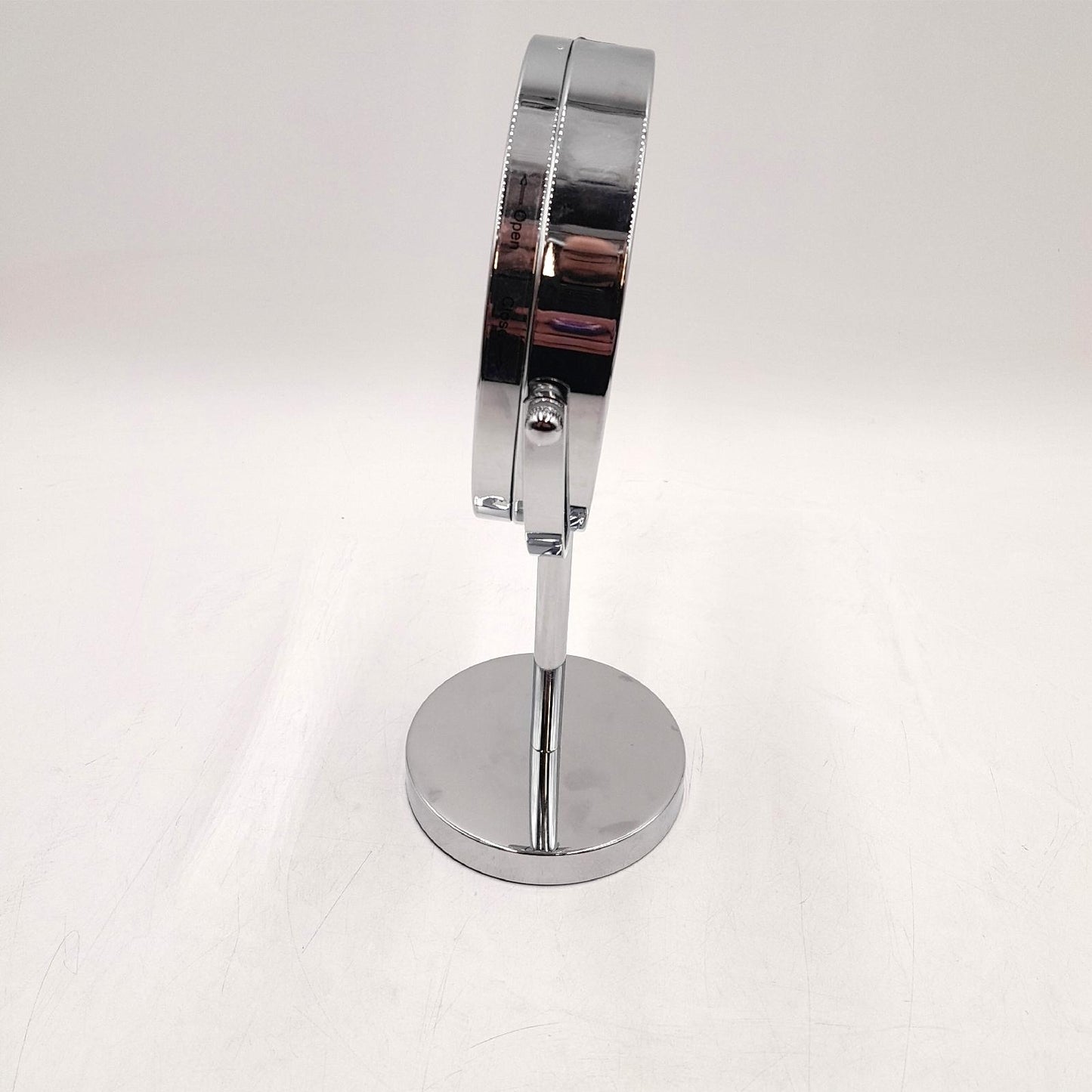 Retoo Kosmetikspiegel mit LED Beleuchtung, 32,7 cm höhe, Schminkspiegel, Doppelseitiger Makeup, Praktisch Vergrößerung Spiegel, Drehbar Make up Standspiegel, Tischspiegel für Zuhause