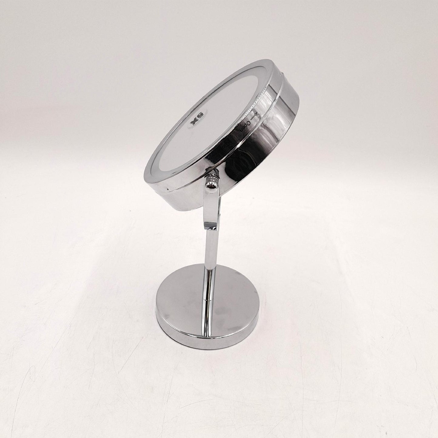 Retoo Kosmetikspiegel mit LED Beleuchtung, 32,7 cm höhe, Schminkspiegel, Doppelseitiger Makeup, Praktisch Vergrößerung Spiegel, Drehbar Make up Standspiegel, Tischspiegel für Zuhause